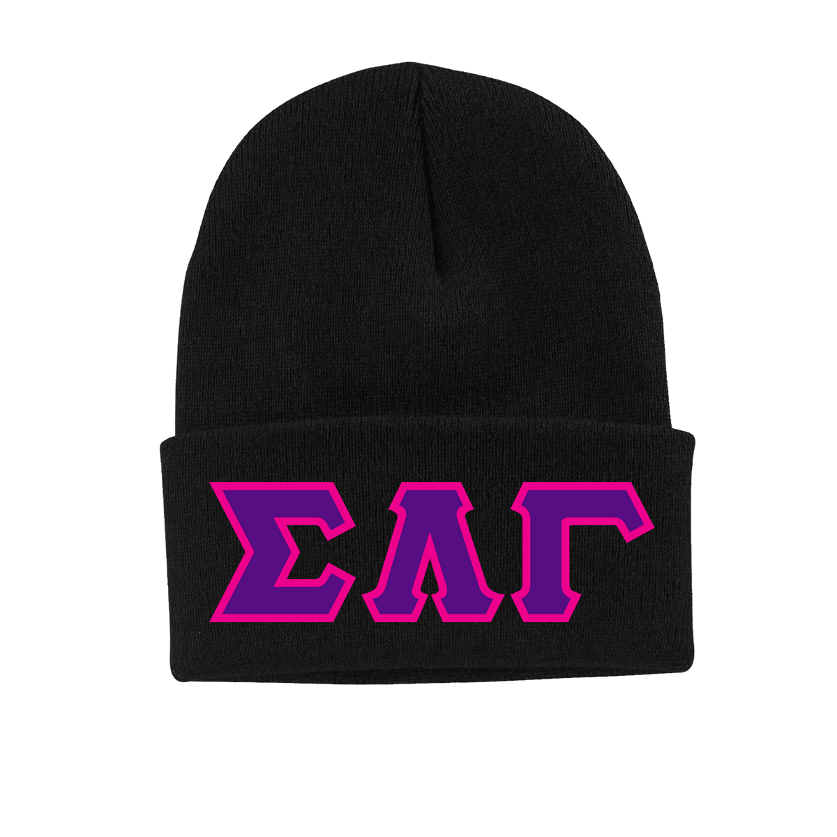 Lambda Sigma Gamma Black Beanie