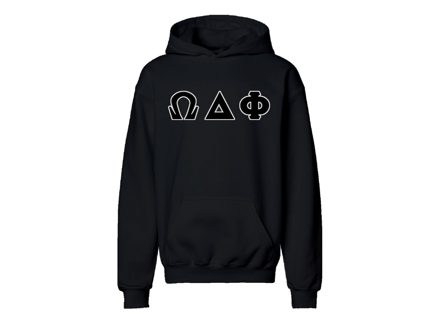 Omega Delta Phi Black Hoodie