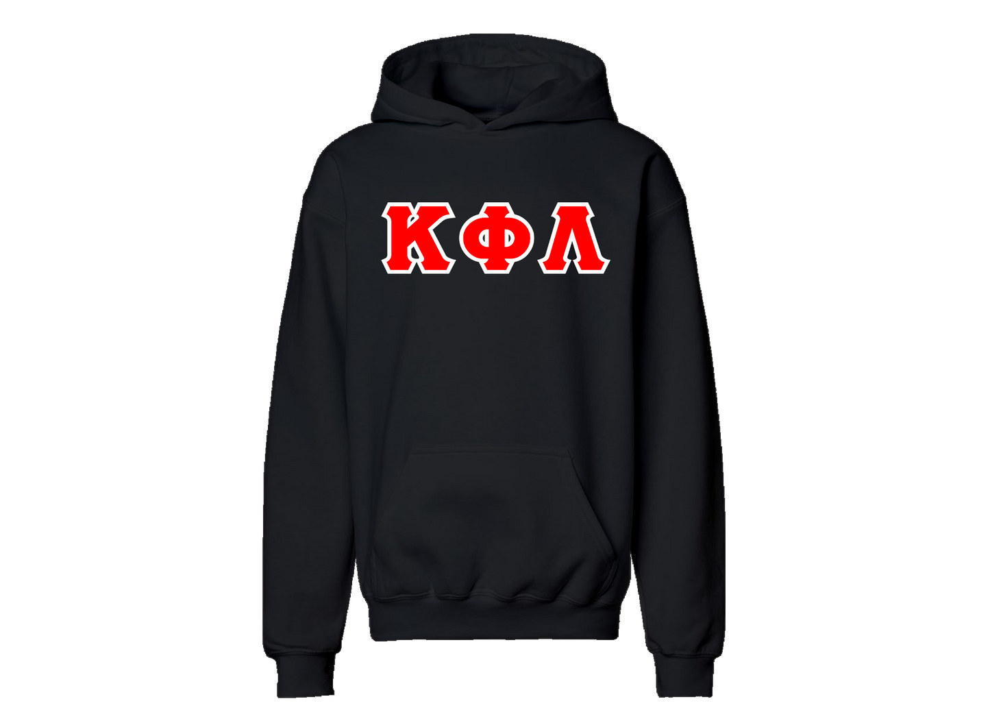 Kappa Phi Lambda Black Letter Hoodie