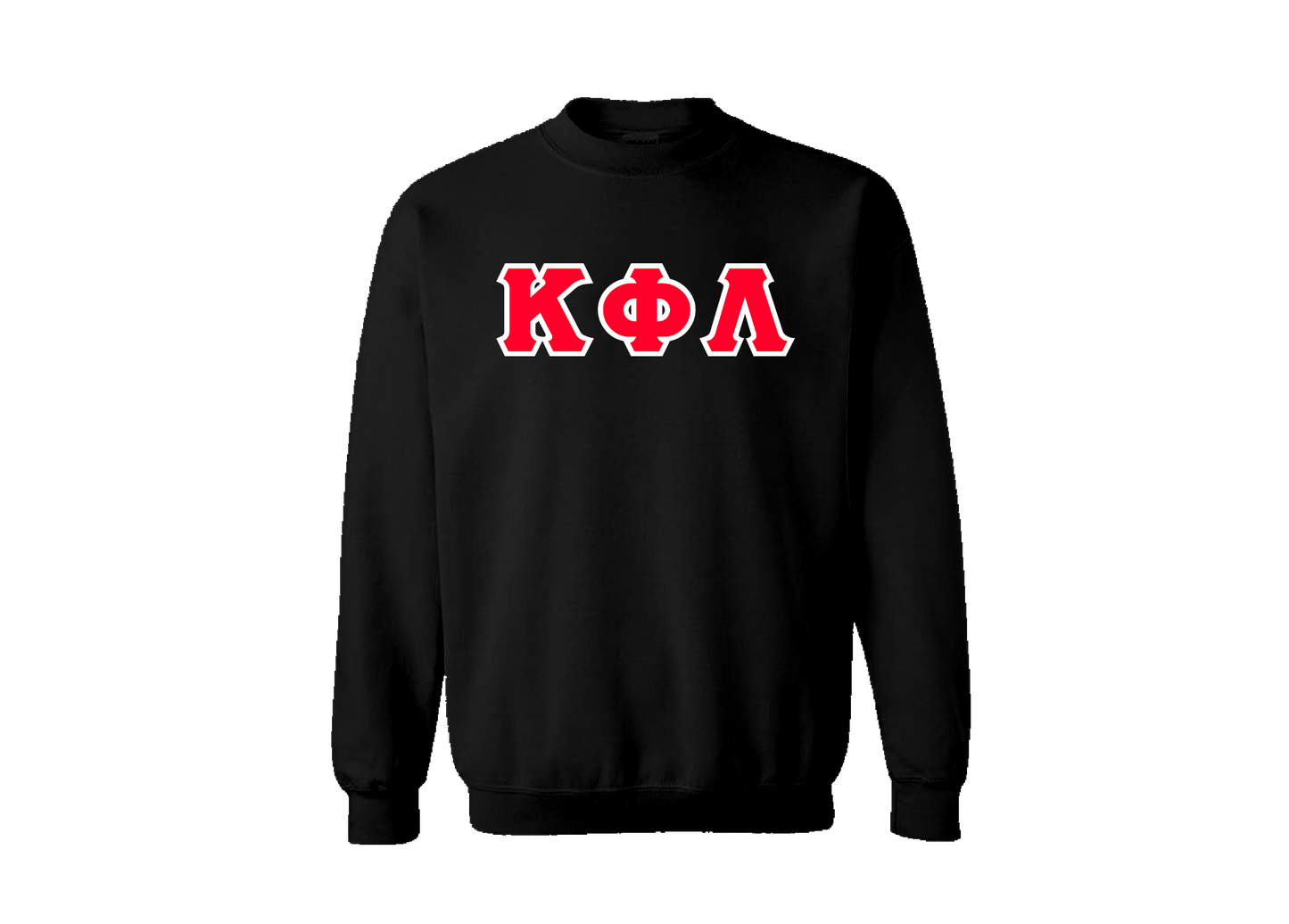 Kappa Phi Lambda Black Letter Crewneck