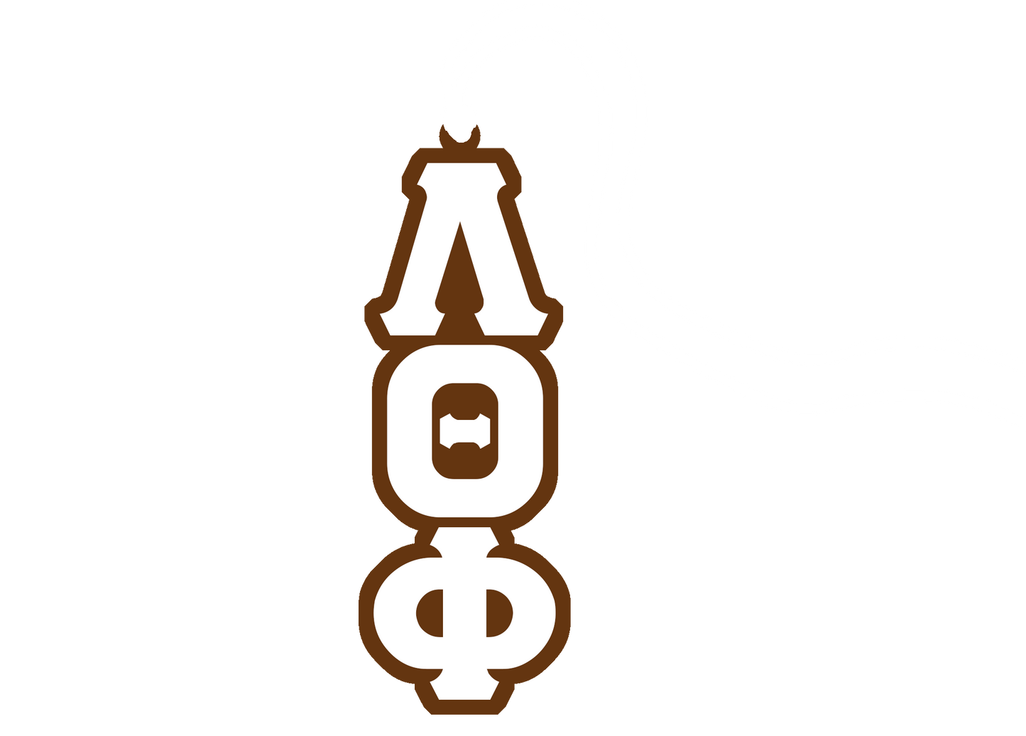 Lambda Theta Phi Greek Letter Tiki