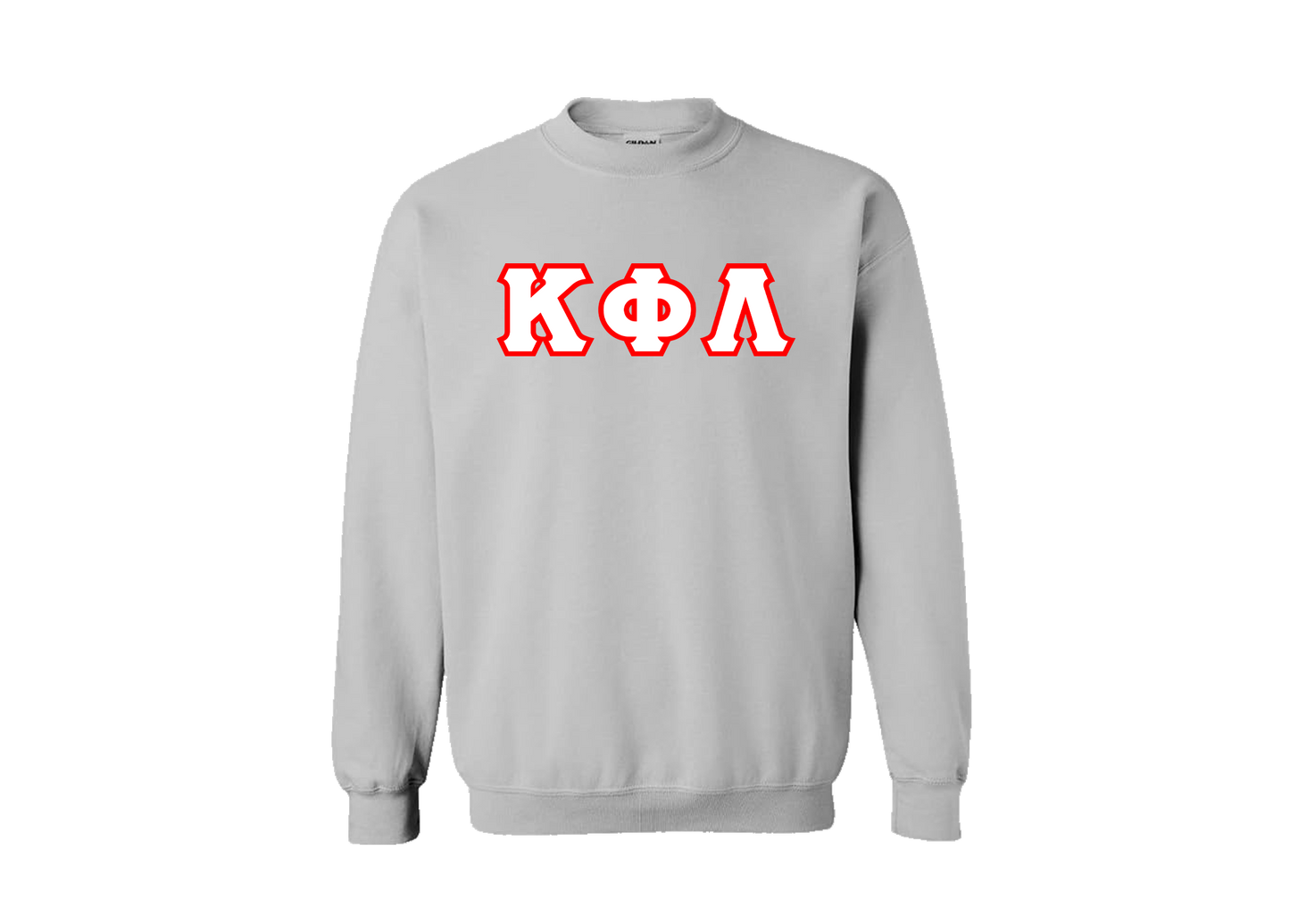 Kappa Phi Lambda Gray Letter Crewneck