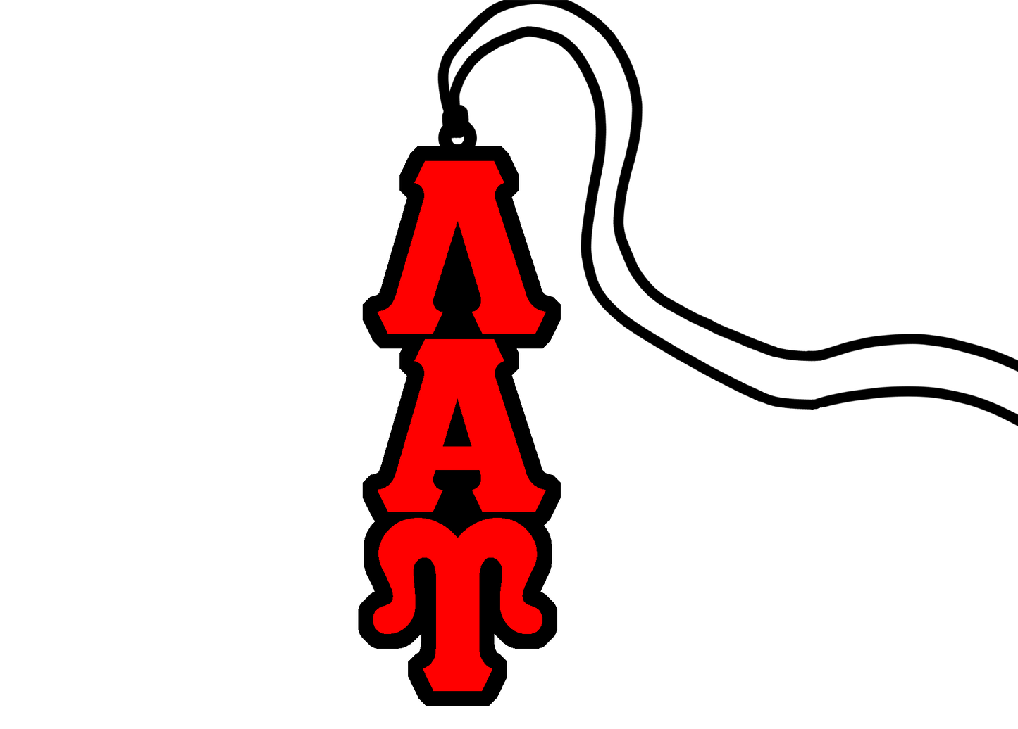 Lambda Alpha Upsilon Greek Letter Tiki