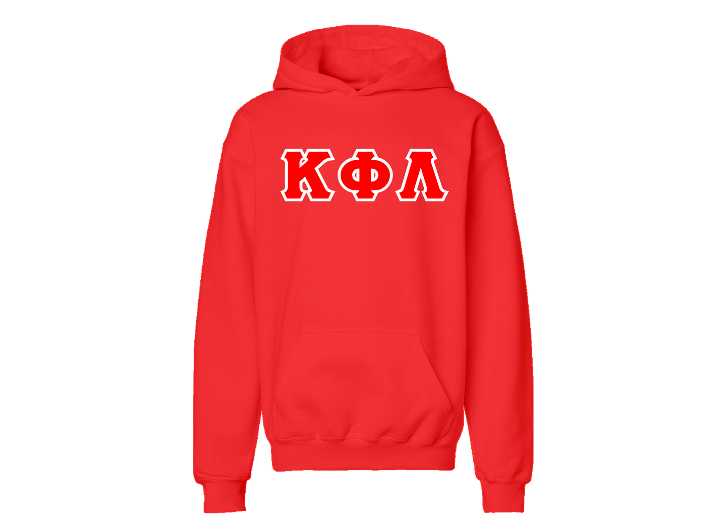 Kappa Phi Lambda Red Letter Hoodie