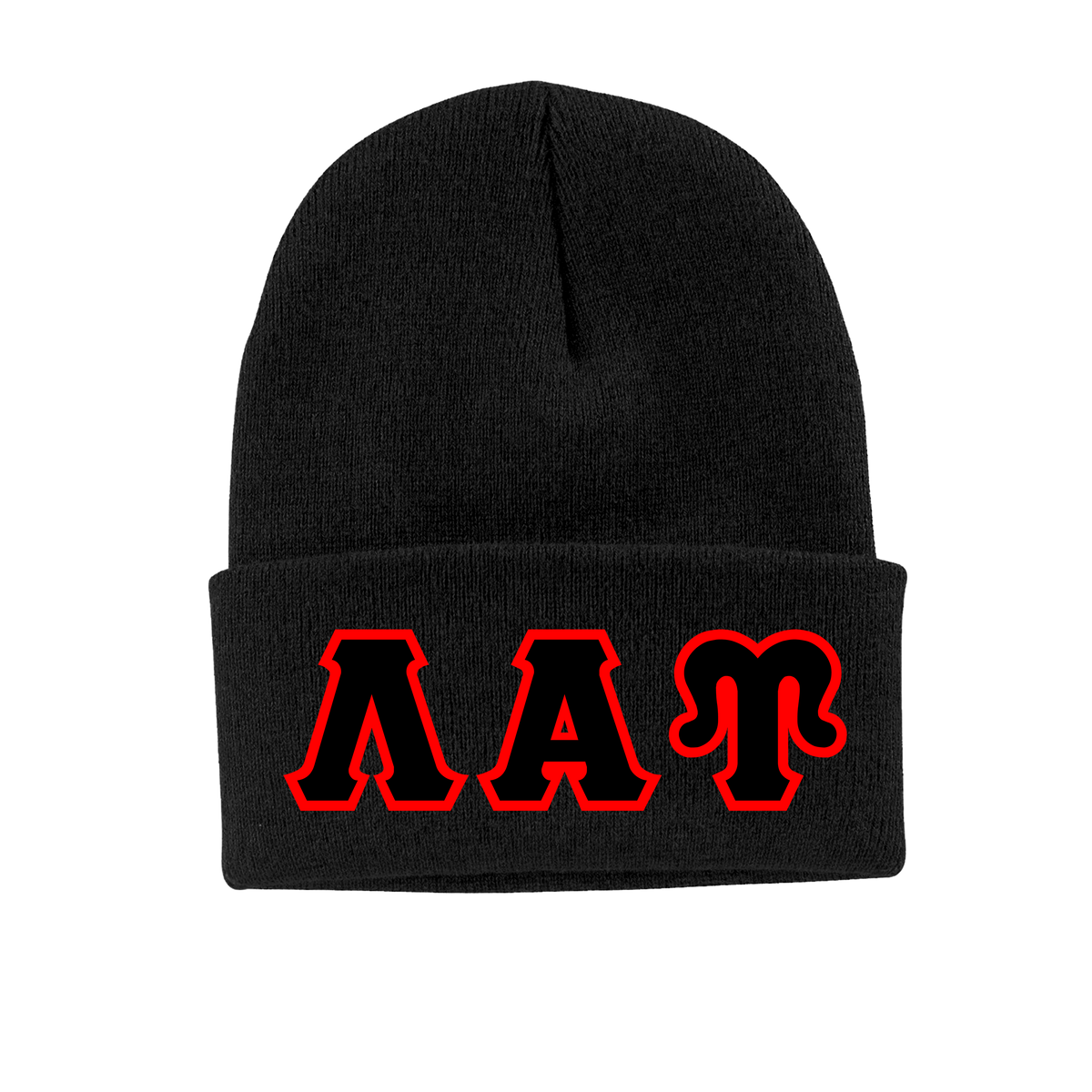 Lambda Alpha Upsilon Black Beanie