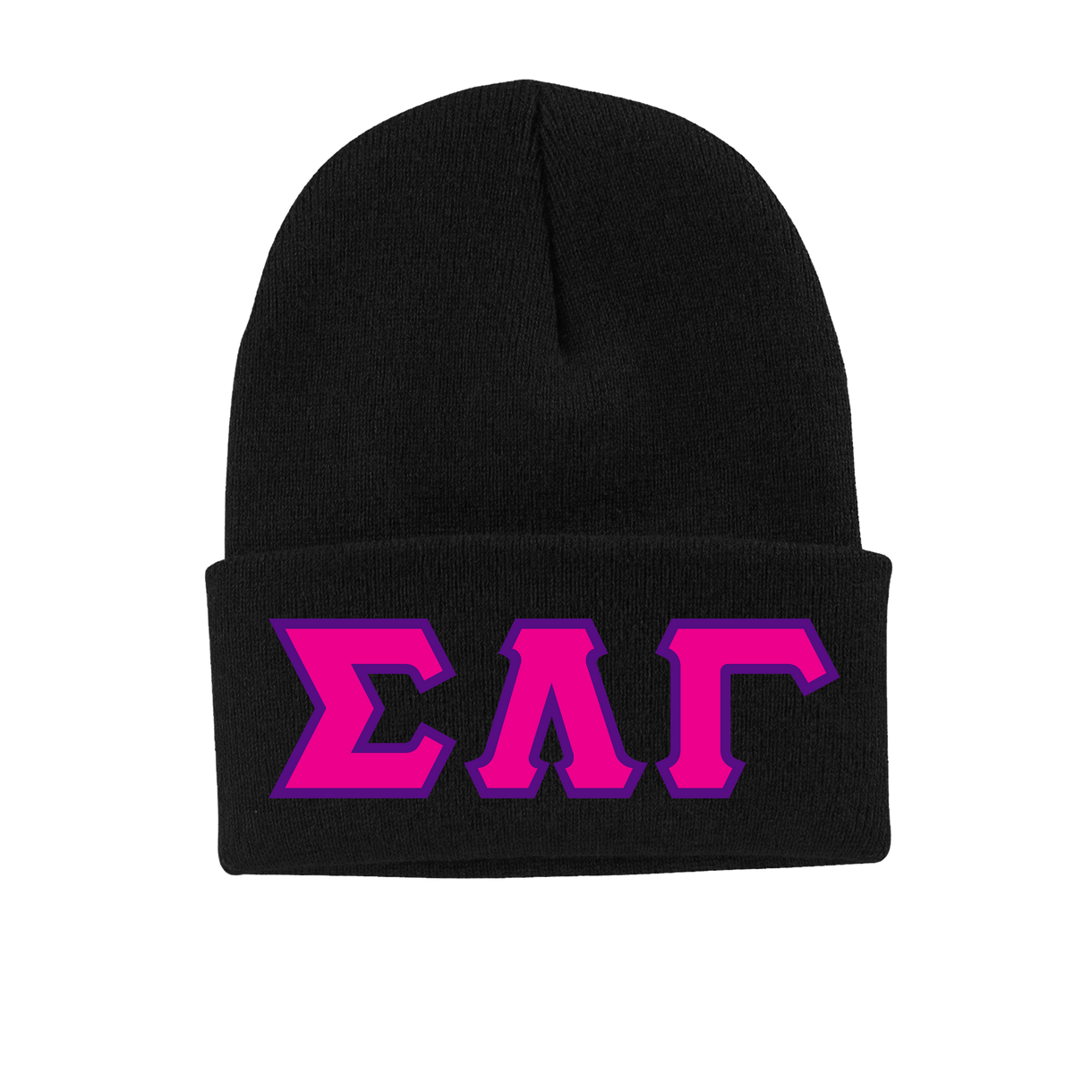 Lambda Sigma Gamma Black Beanie