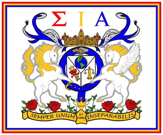 **PREORDER**  Sigma Iota Alpha Afghan/Tapestry