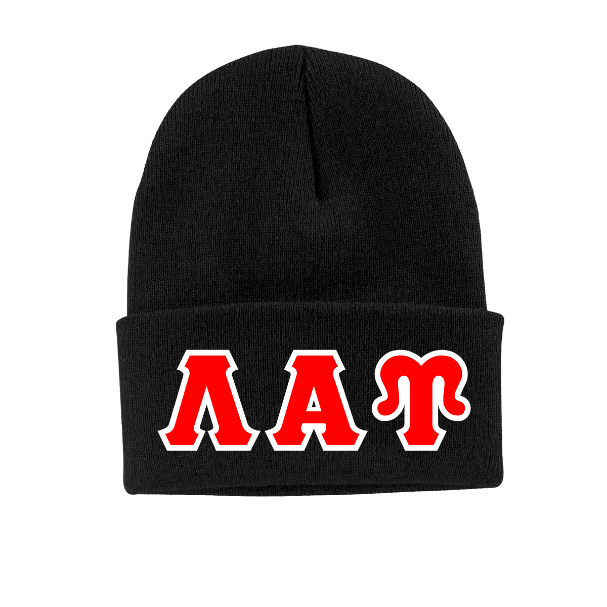 Lambda Alpha Upsilon Black Beanie