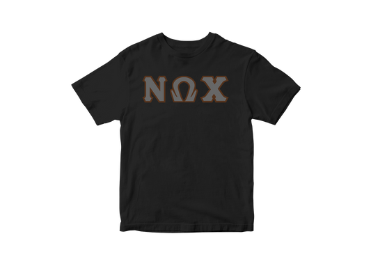 Nu Omega Chi Black Letter Tee