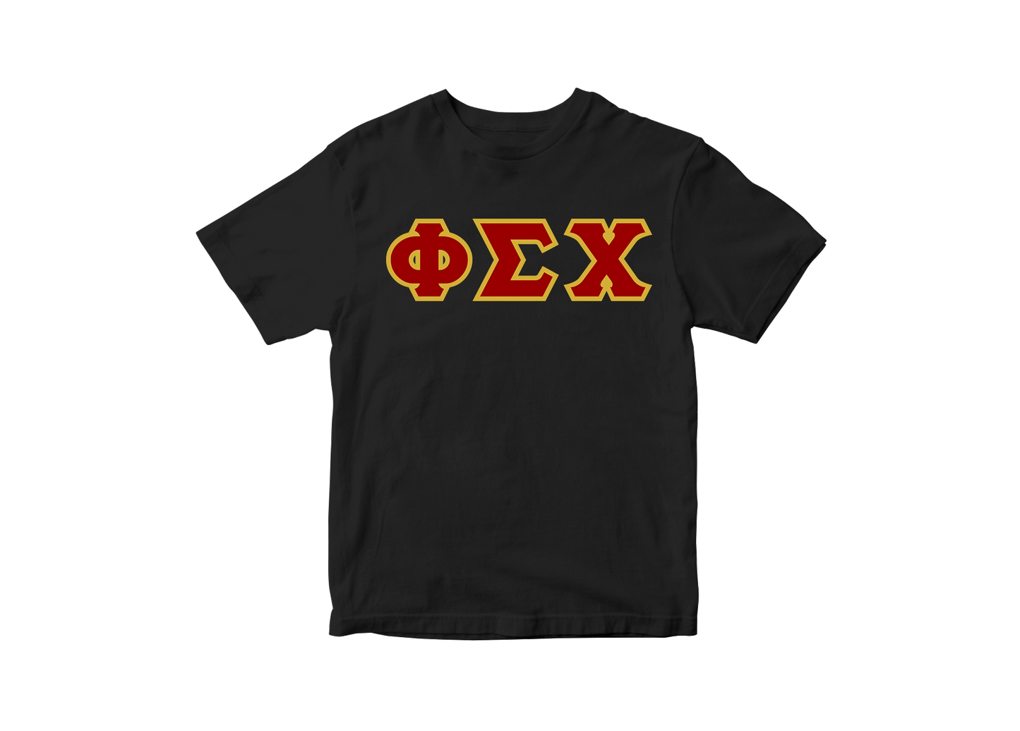 Phi Sigma Chi Black Letter Tee