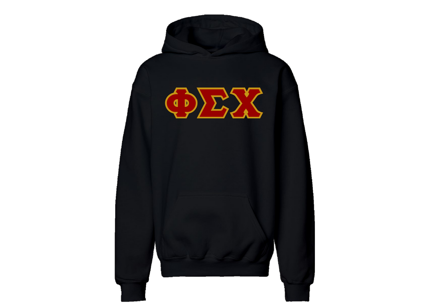 Phi Sigma Chi Black Letter Hoodie