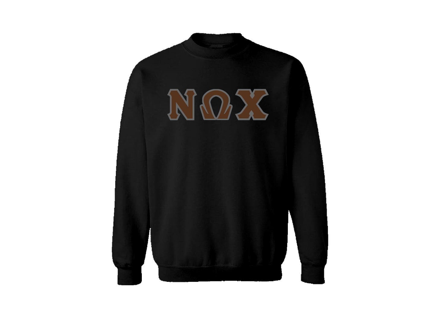 Nu Omega Chi Black Letter Crewneck