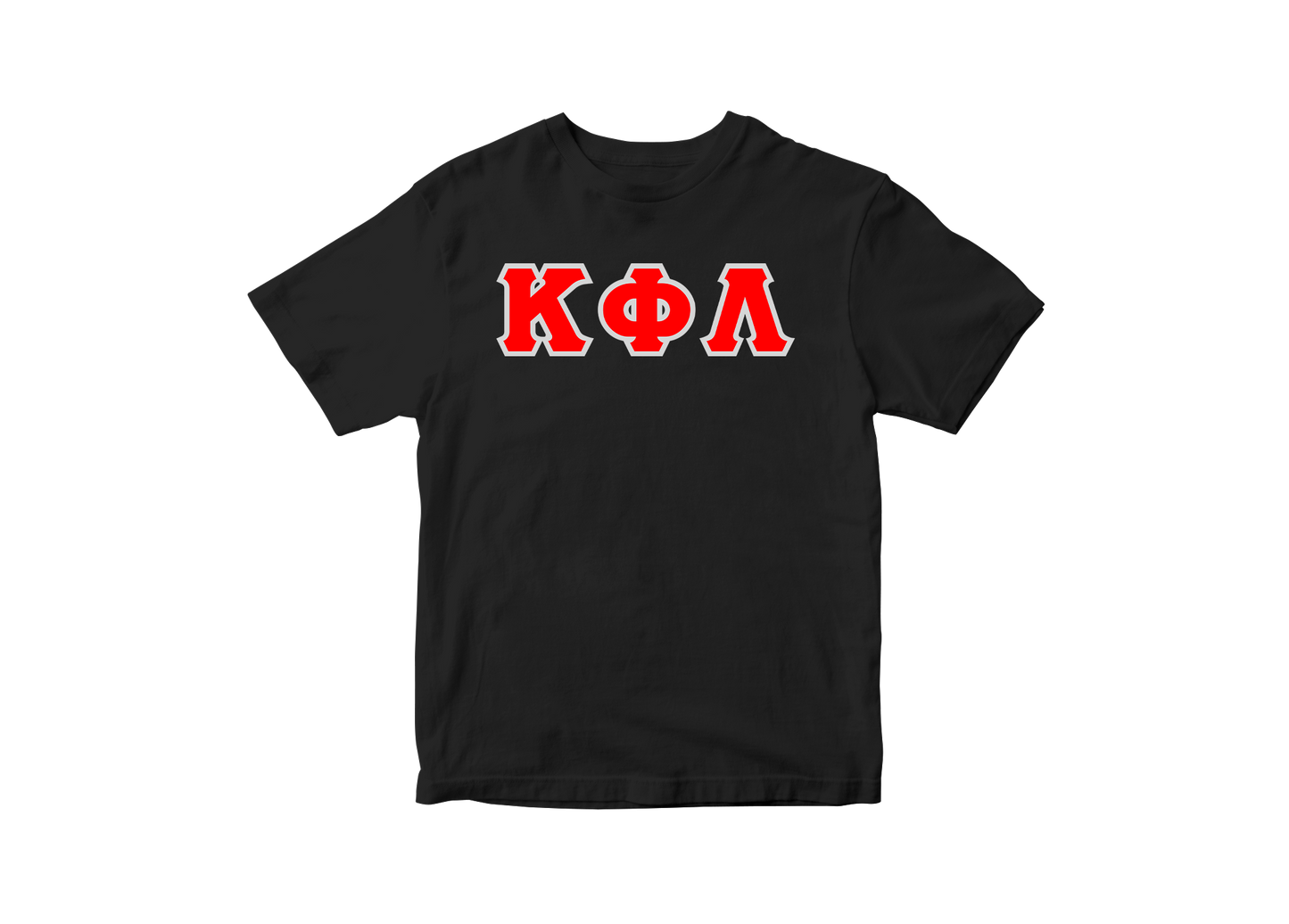 Kappa Phi Lambda Black Letter Tee