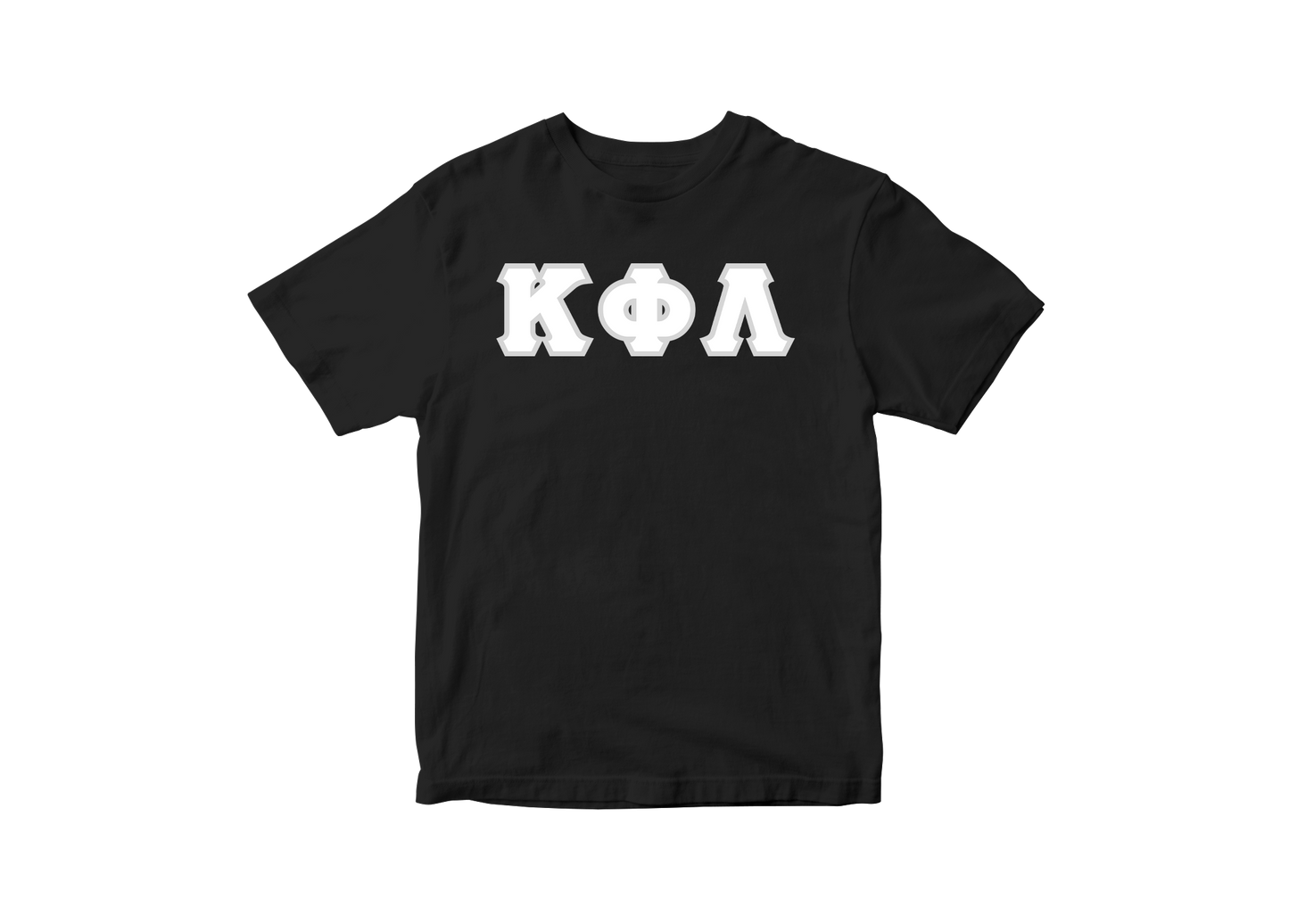 Kappa Phi Lambda Black Letter Tee