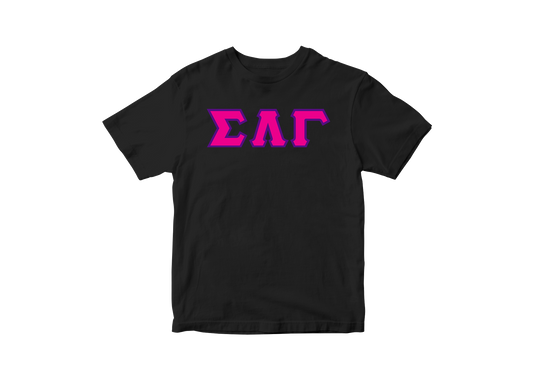 Sigma Lambda Gamma Black Letter Tee
