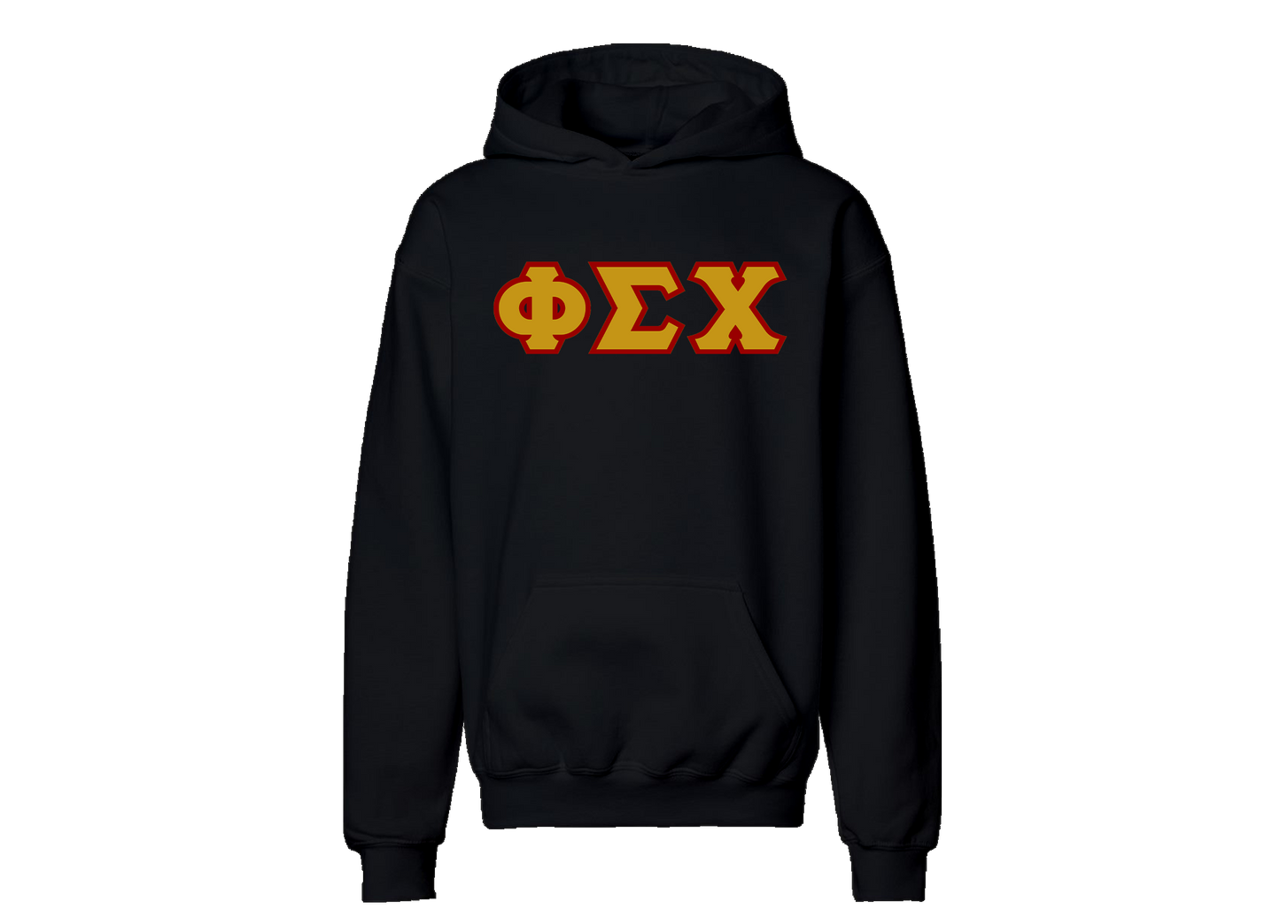 Phi Sigma Chi Black Letter Hoodie