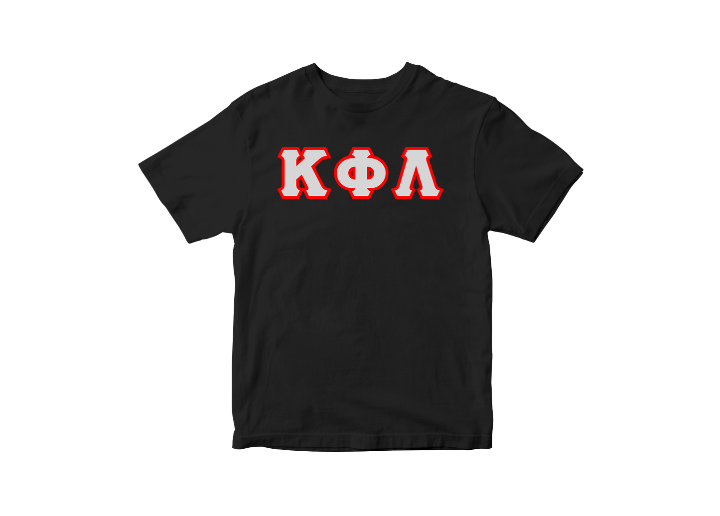 Kappa Phi Lambda Black Letter Tee