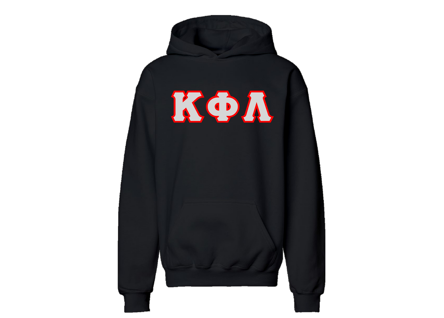 Kappa Phi Lambda Black Letter Hoodie