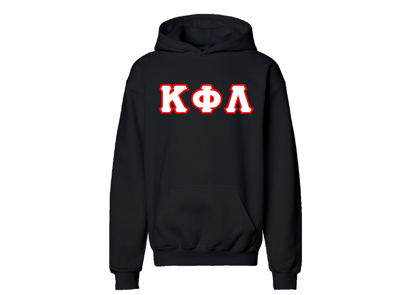 Kappa Phi Lambda Black Letter Hoodie
