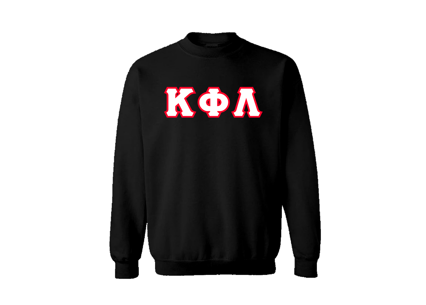 Kappa Phi Lambda Black Letter Crewneck