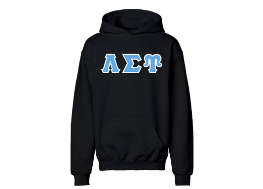 Lambda Sigma Upsilon Black Greek Letter Hoodie
