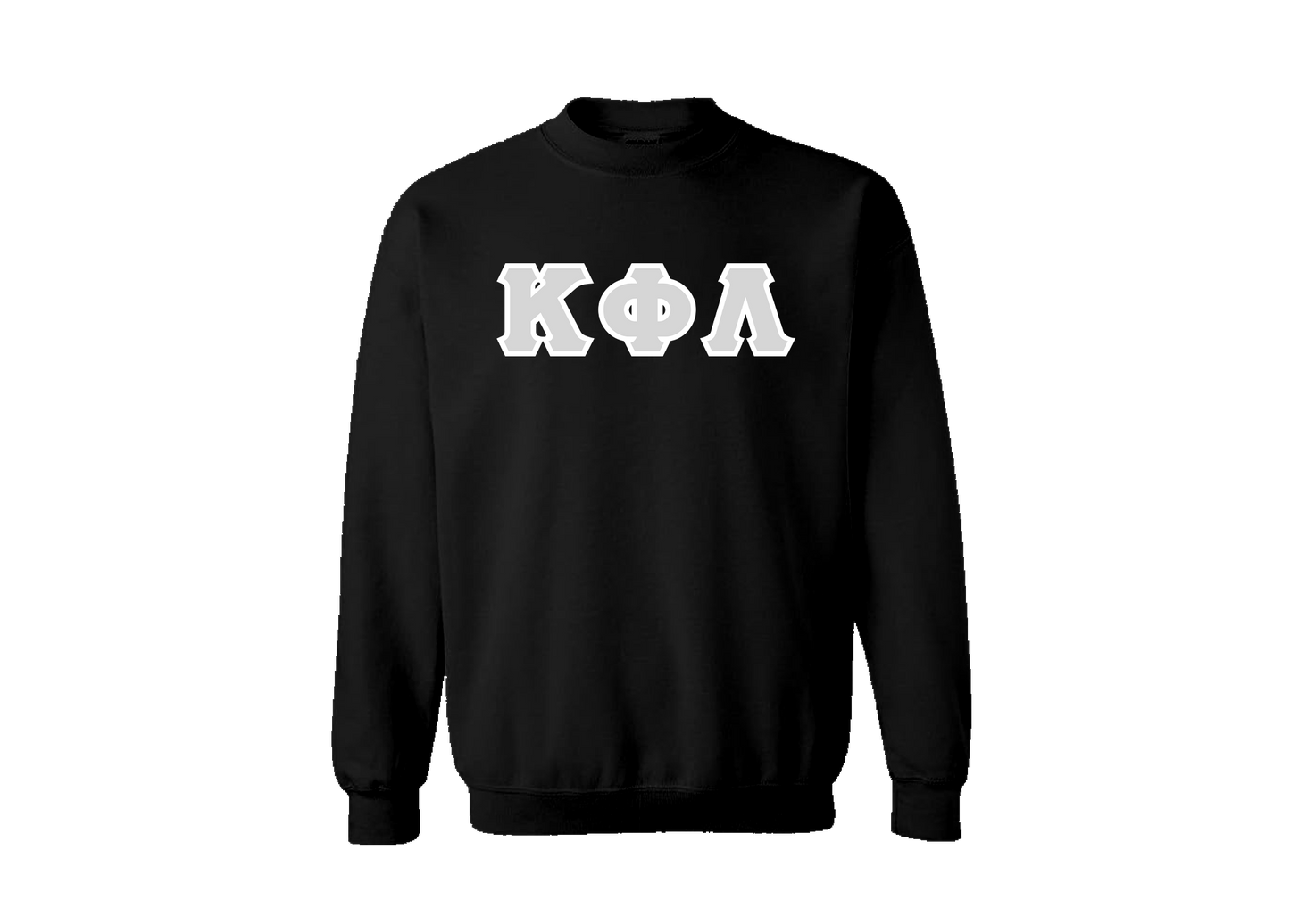 Kappa Phi Lambda Black Letter Crewneck