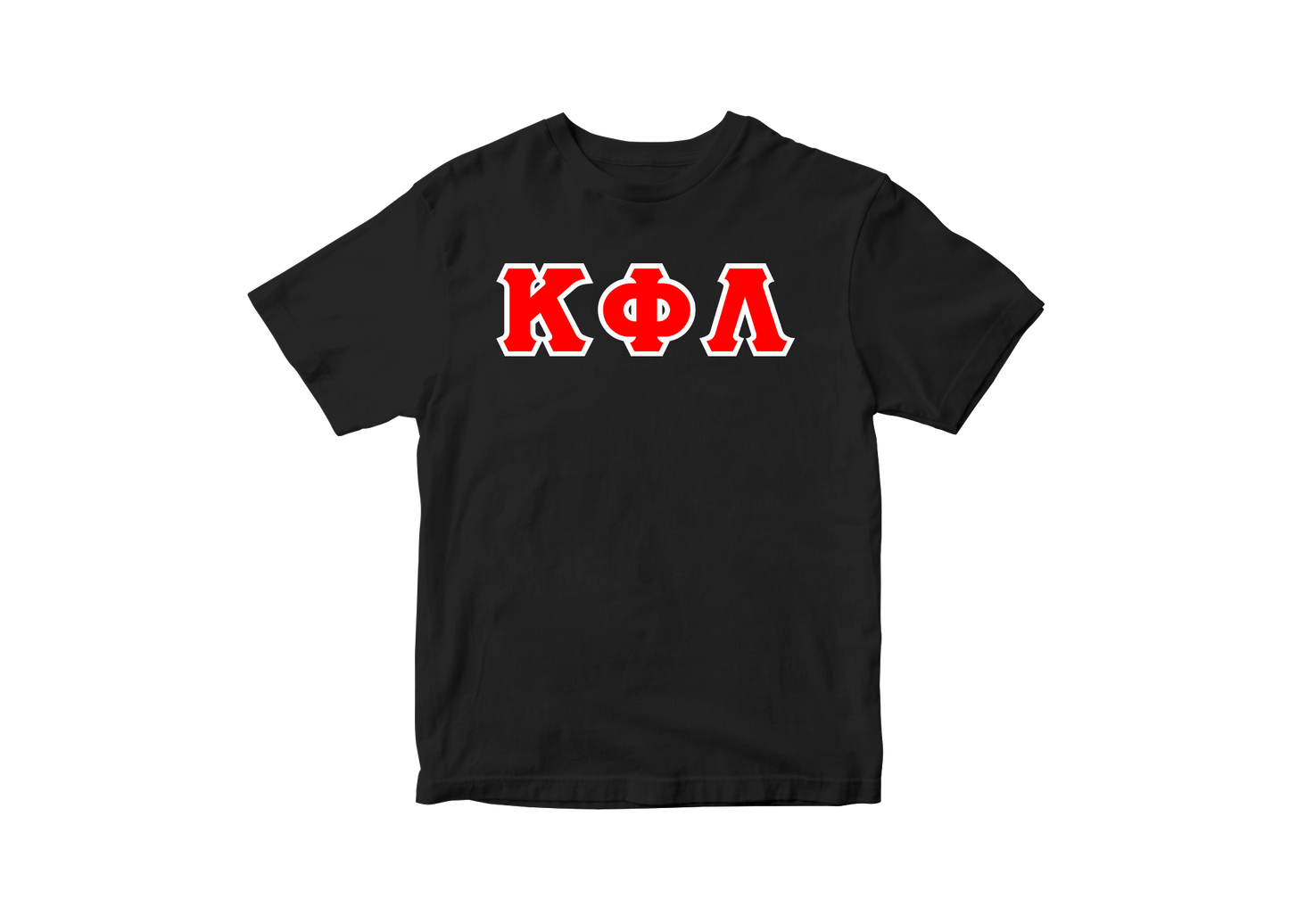 Kappa Phi Lambda Black Letter Tee