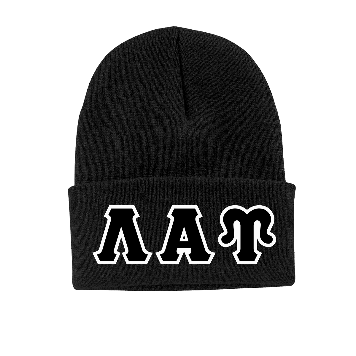 Lambda Alpha Upsilon Black Beanie