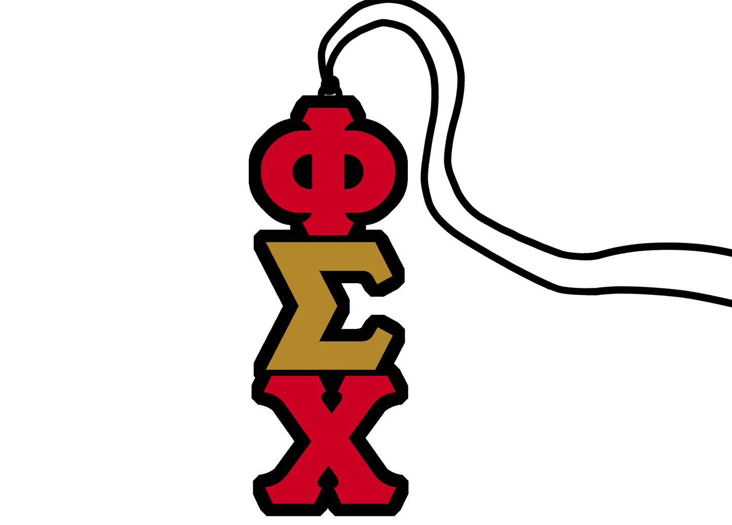 Phi Sigma Chi Greek Letter Tiki