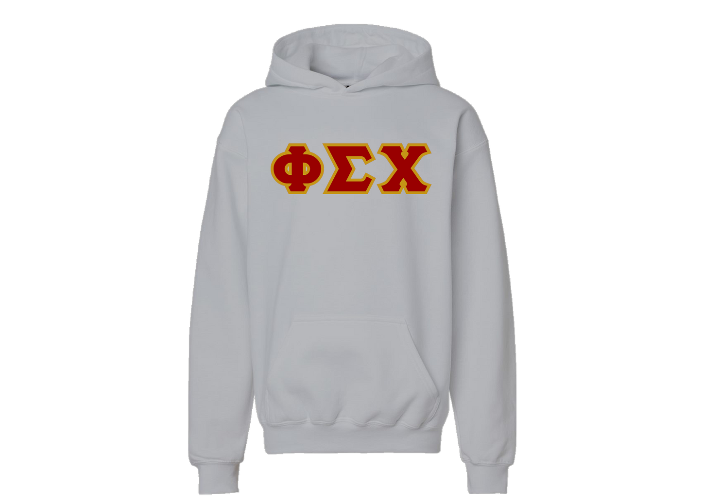 Phi Sigma Chi Heather Letter Hoodie