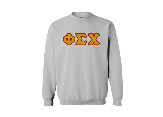 Phi Sigma Chi Heather Letter Crewneck