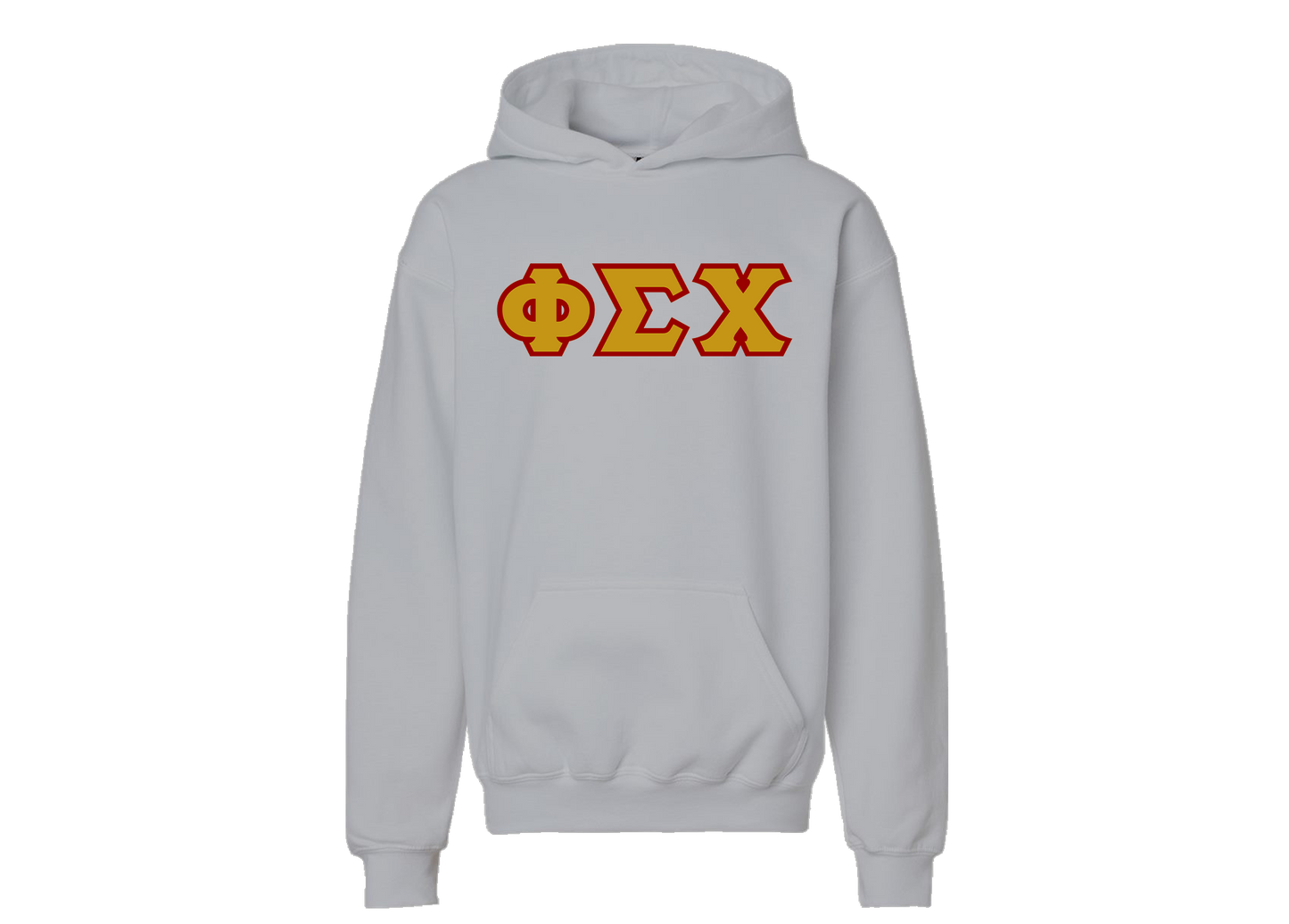 Phi Sigma Chi Heather Letter Hoodie