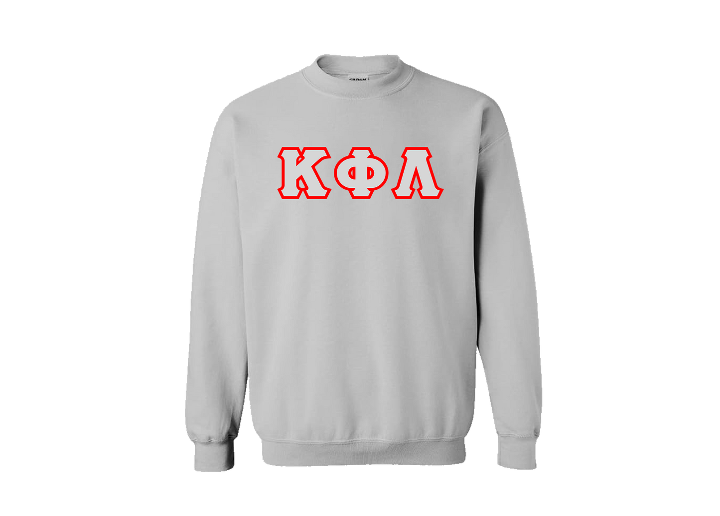 Kappa Phi Lambda Gray Letter Crewneck