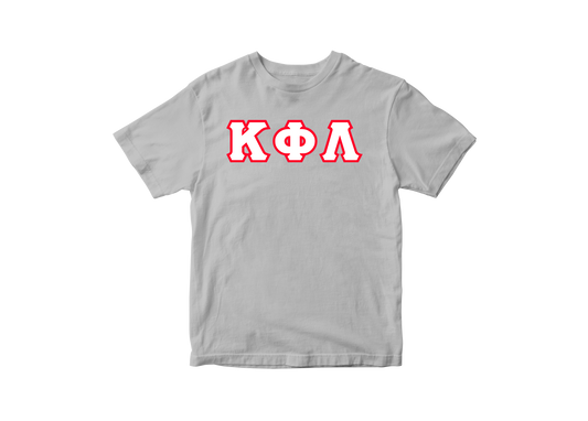 Kappa Phi Lambda Gray Letter Tee