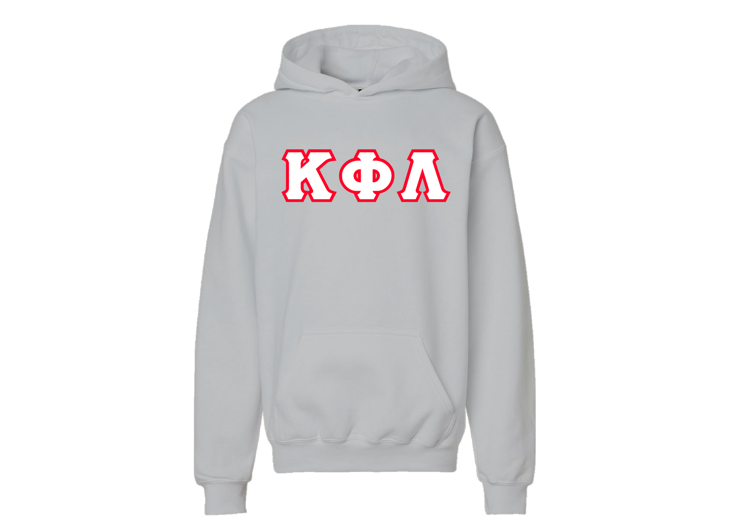 Kappa Phi Lambda Gray Letter Hoodie