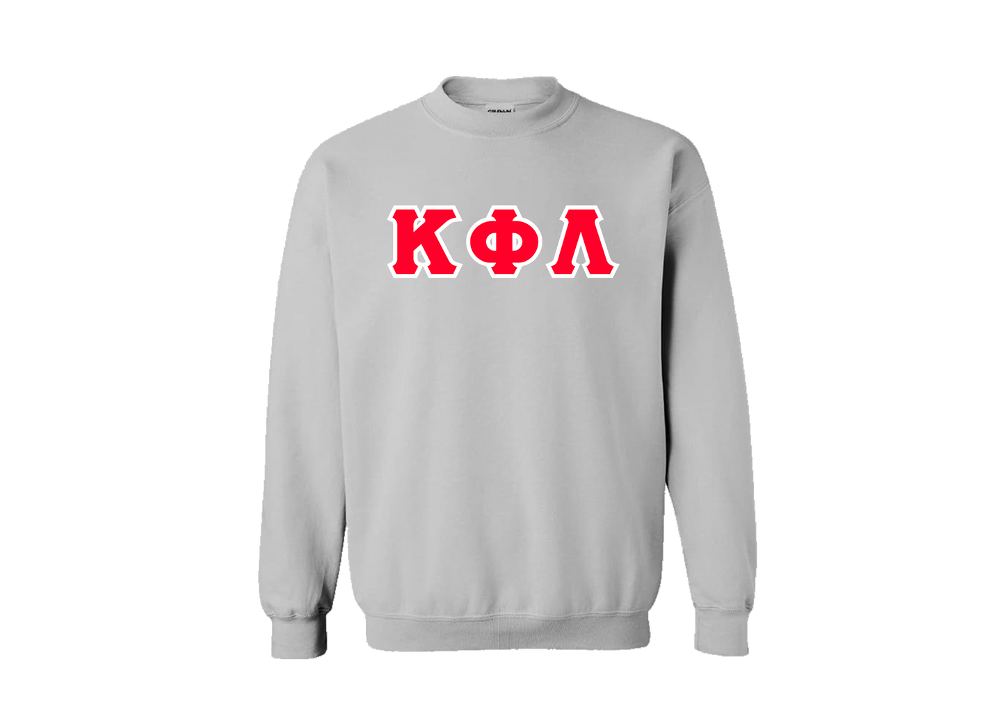 Kappa Phi Lambda Gray Letter Crewneck