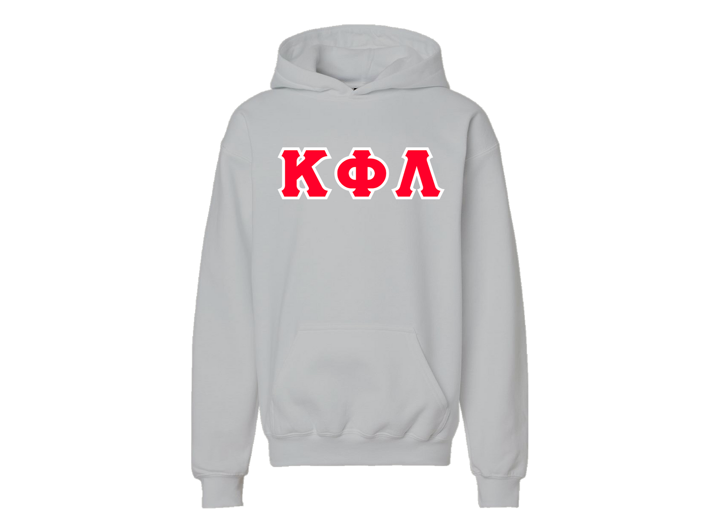 Kappa Phi Lambda Gray Letter Hoodie