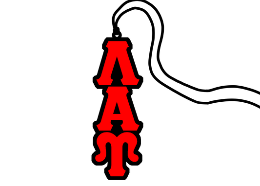 Lambda Alpha Upsilon Greek Letter Tiki
