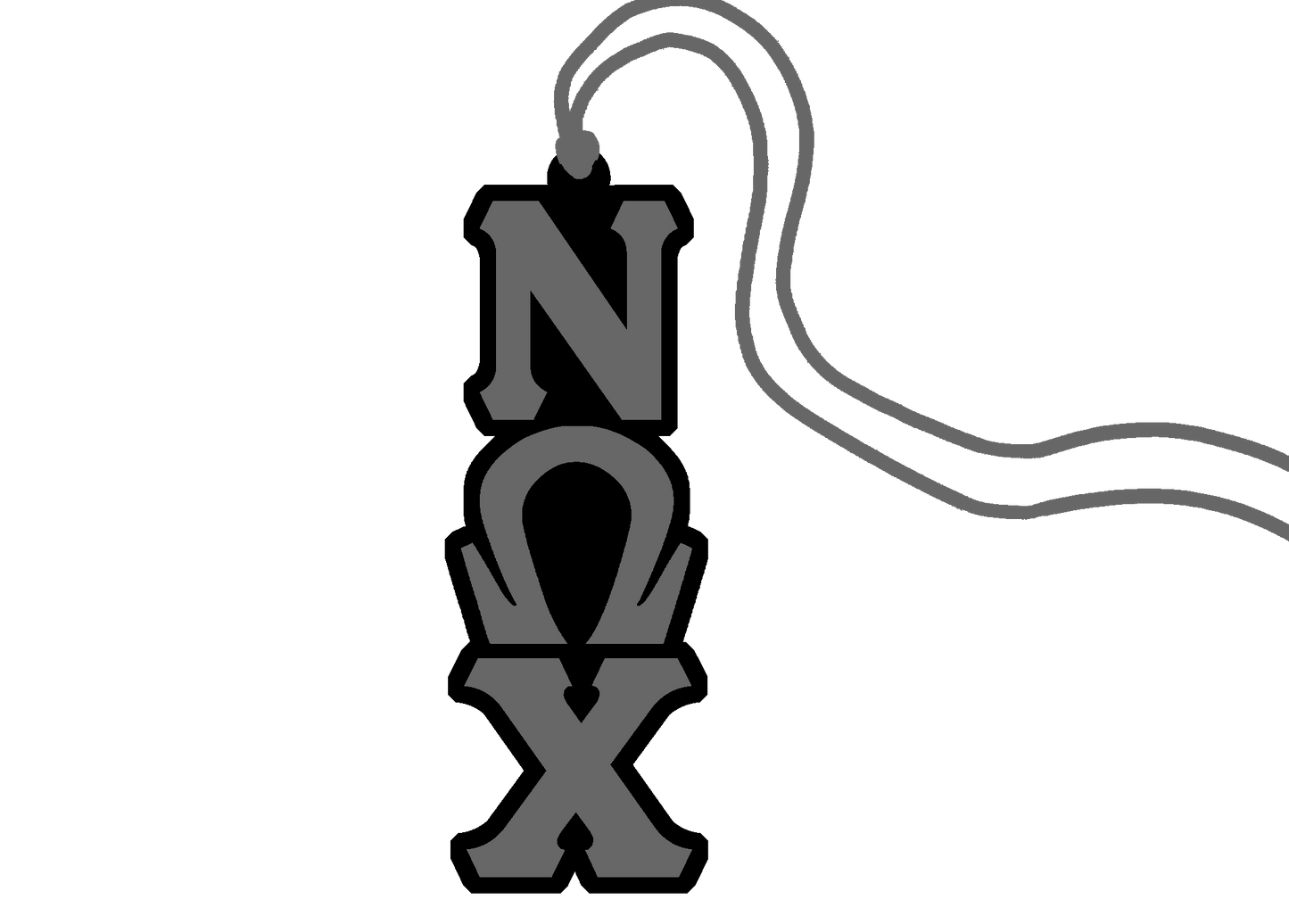 Nu Omega Chi Greek Letter Tiki