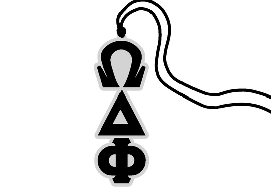 Omega Delta Phi Greek Letter Tiki