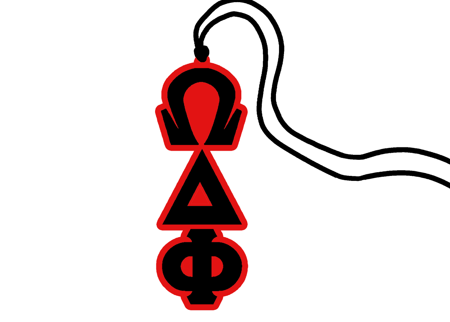Omega Delta Phi Greek Letter Tiki