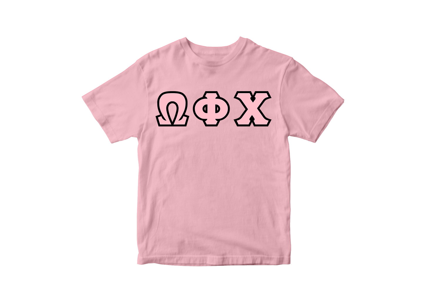 Omega Phi Chi Pink Shirt