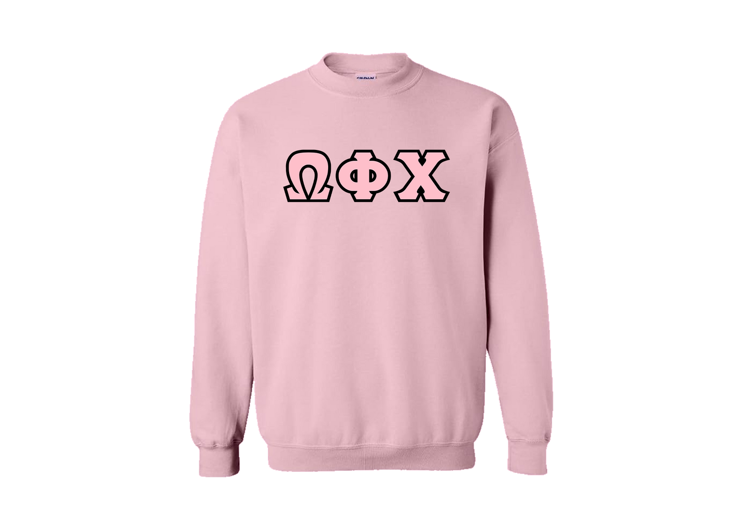 Omega Phi Chi Pink Crewneck