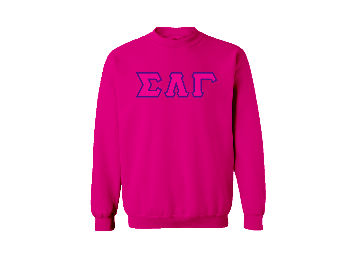 Sigma Lambda Gamma Pink Crewneck