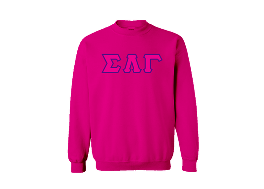 Sigma Lambda Gamma Pink Crewneck