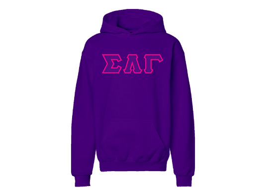 Sigma Lambda Gamma Purple Hoodie