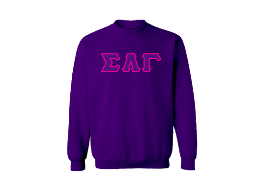 Sigma Lambda Gamma Purple Crewneck