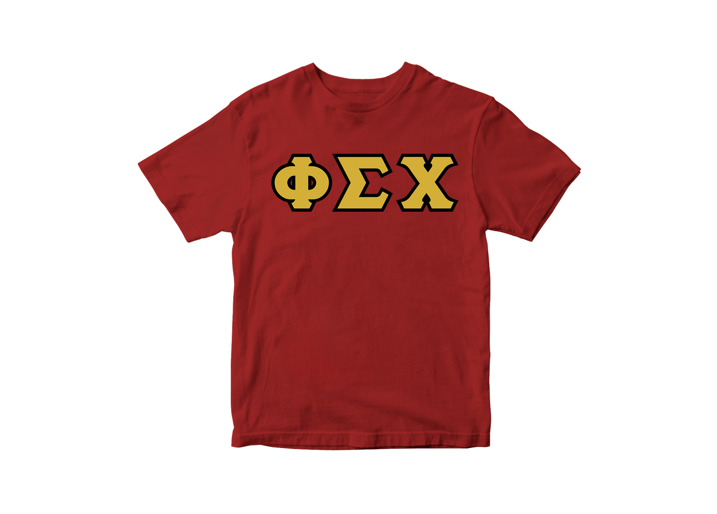 Phi Sigma Chi Crimson Letter Tee