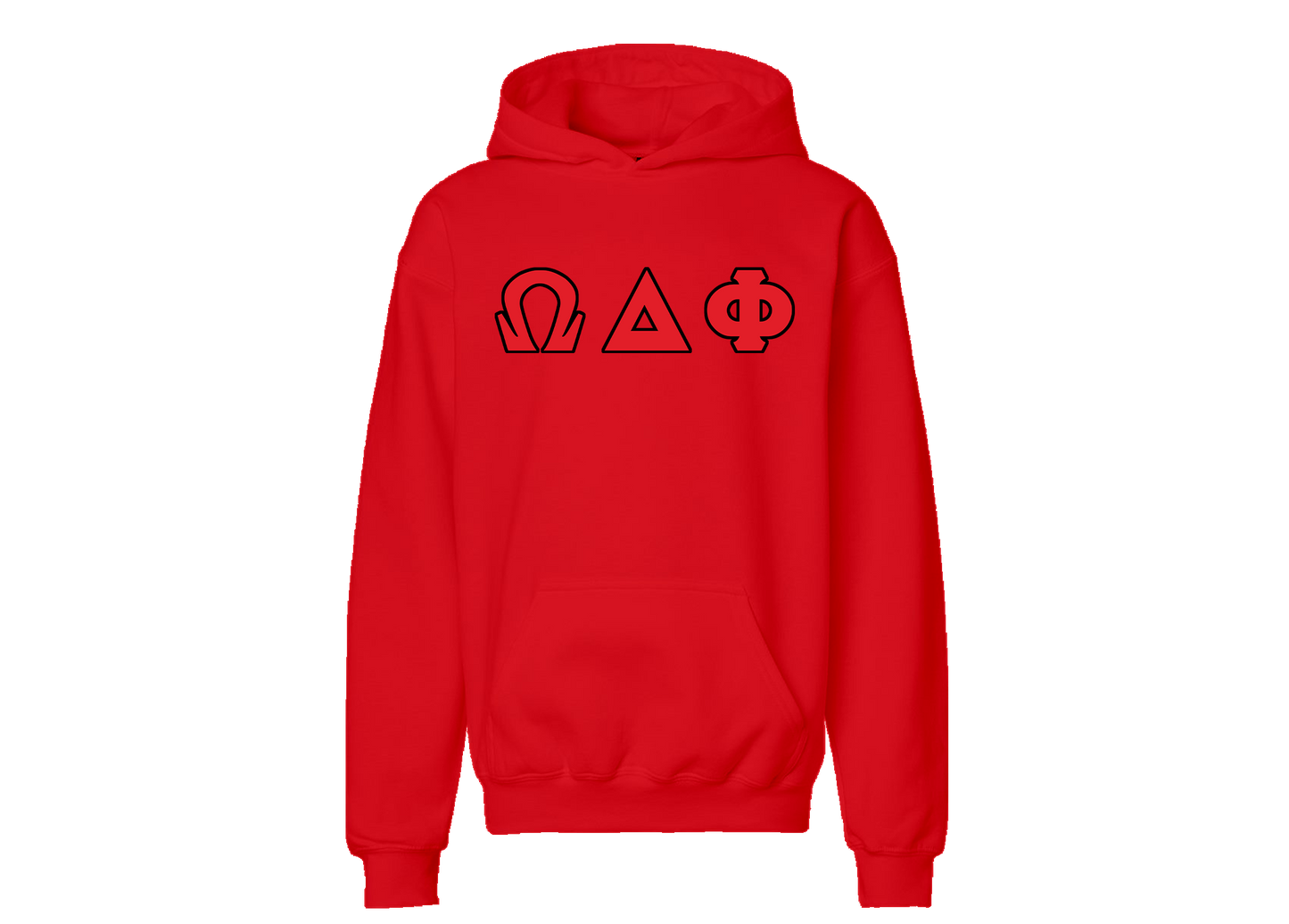 Omega Delta Phi Red Hoodie