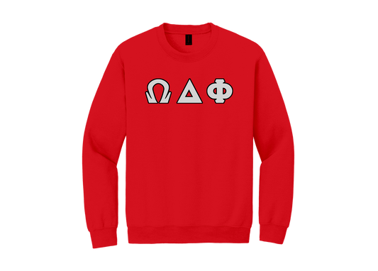 Omega Delta Phi Red Crewneck